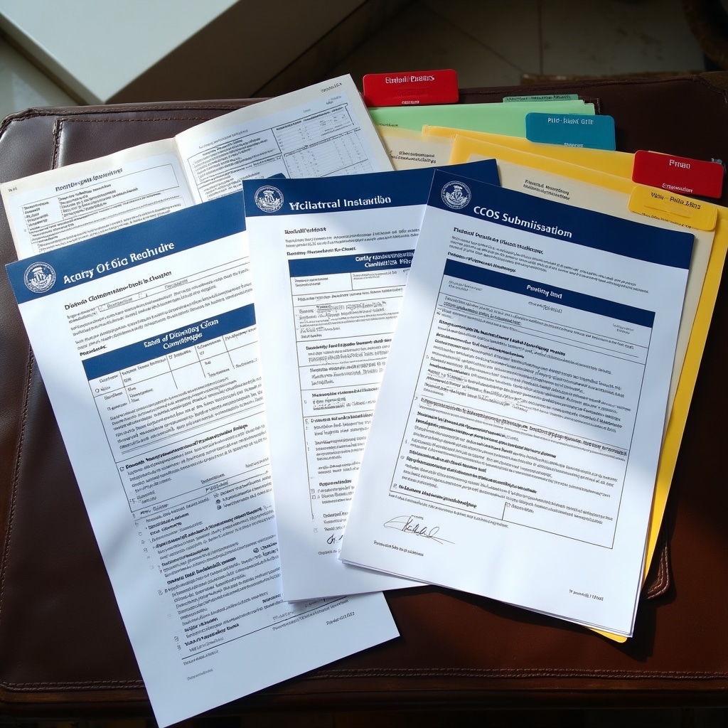 Amafomu okuthobela i-CSOS nemibhalo yezimiso