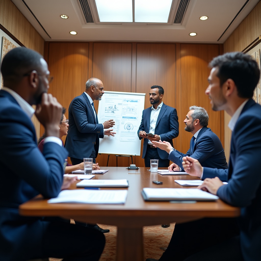 Abaphathi bebandakanyeka engxoxweni yesemina esebenzayo